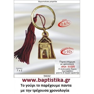 ΠΟΡΤΑ ΕΠΙΧΡΥΣΟ ΜΕ ΧΡΟΝΟΛΟΓΙΑ  ΜΠΡΕΛΟΚ ΓΟΥΡΙ ΑΝΑ 31025